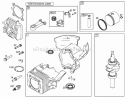Cylinder, Piston & Connecting Rod Assemblies Diagram and Parts List for 33005 260000001-260999999 - 2006 Lawn Boy Snow Blower
